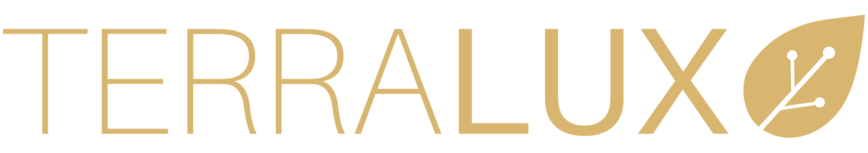 TerraLux logo gold